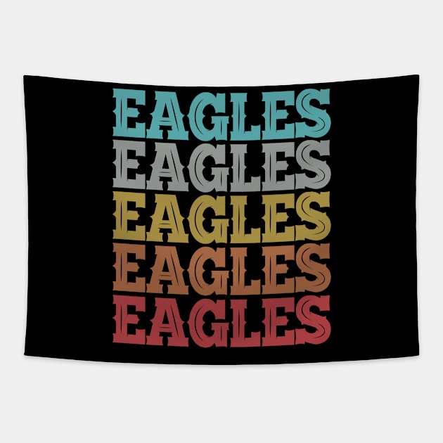 Vintage Retro Eagles Tapestry by Fomah