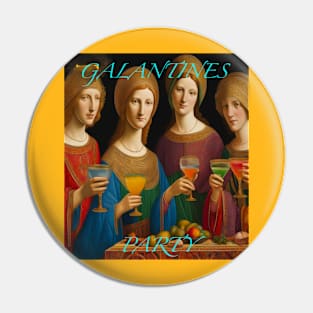 Medieval Galentines girls Pin