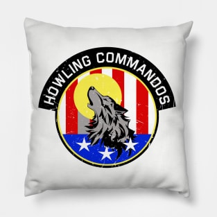 Howling Commandos Patch Pillow