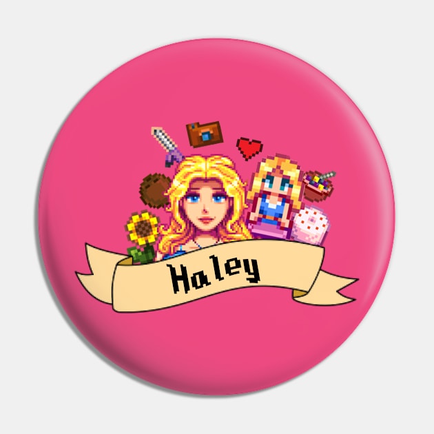 Haley Stardew Valley Pin by LavenderLilypad