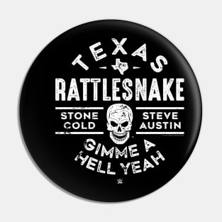 Stone Cold Steve Austin Texas Rattlesnake Hell Yeah Pin