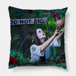 Do Not Dig: Here Be Vampires Pillow