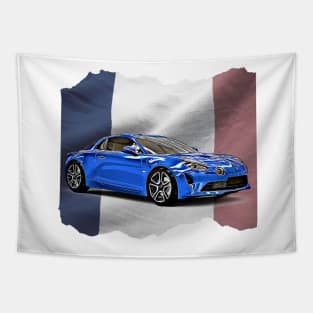 Renault Alpine A110 France Print Tapestry