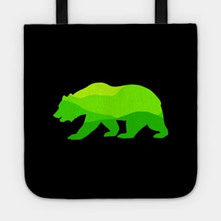 green mountain bear grizzly Tote