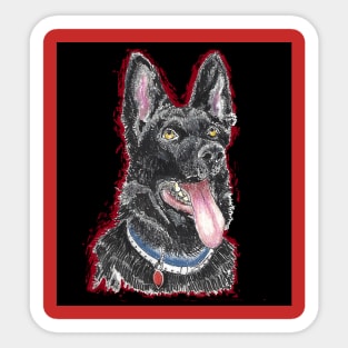 Black German Shepherd Patch