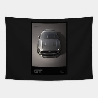 Ford Mustang GT Artwork Tapestry