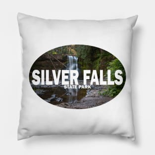 Silver Falls State Park Pillow