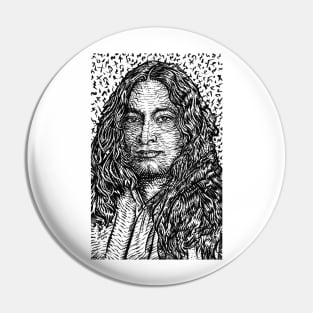 PARAMAHANSA YOGANANDA ink portrait .1 Pin