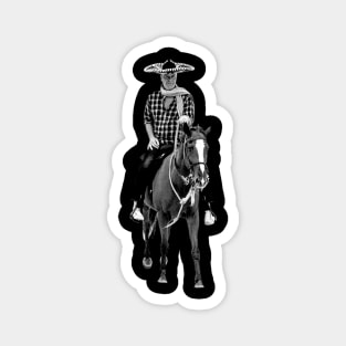 Anthony Bourdain Equestrian Magnet