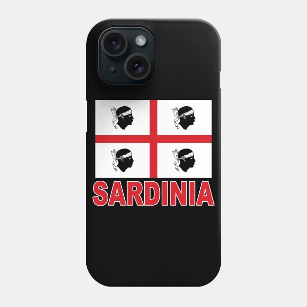 The Pride of Sardinia - Sardinian Flag Design Phone Case by Naves