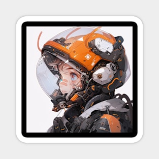 Anime Space Pilot Magnet