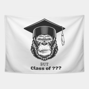 Gorilla Graduation Completed Class of T-Shirt Tapestry