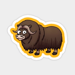 Cute Musk Ox Magnet