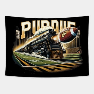 PURDUE Football Tribute - Football Purdure University Design Purdue Tribute - Football Player Tapestry