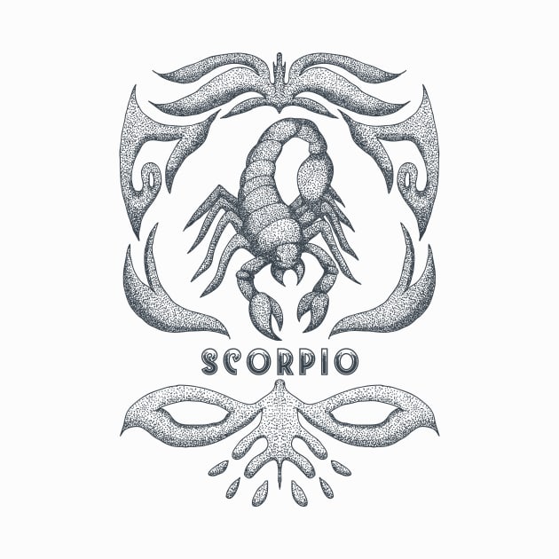 Scorpio Zodiac Design by Utopia Shop