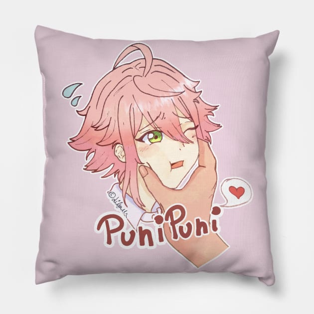 PuniPuni (Enstars) Pillow by Lilynee-