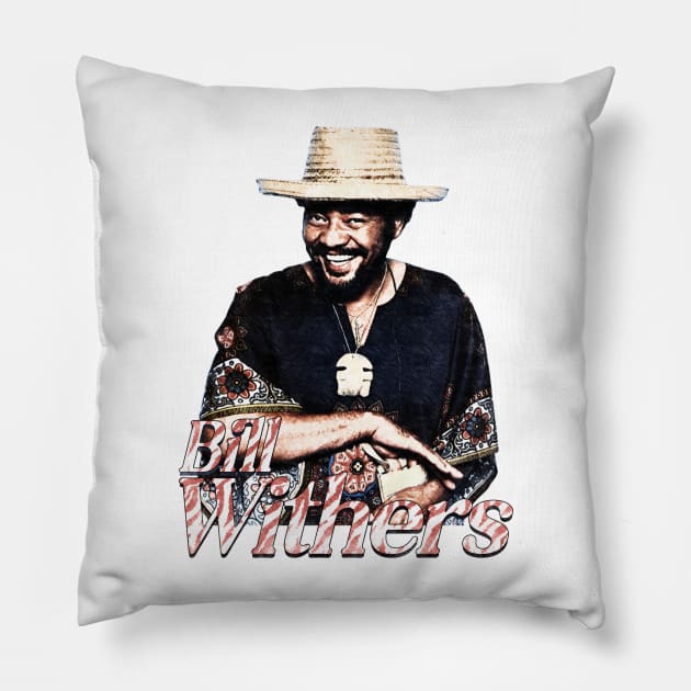 Bill Withers Bootleg Pillow by JAGOSTU