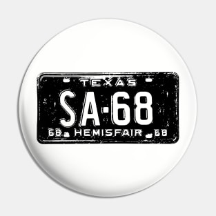 Hemisfair 1968 SA-68 Plate Pin