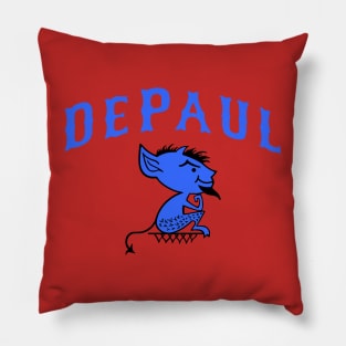 Retro vintage DePaul mascot design Pillow