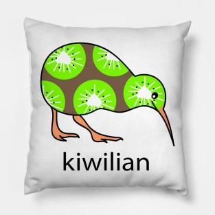Funny kiwi as a civilian Pillow