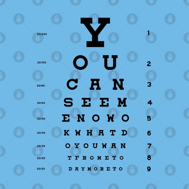 Eye Chart by CreativePhil