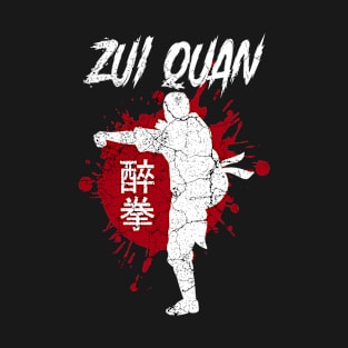 Zui Quan Martial Arts Training Drunken Boxing Outfit T-Shirt