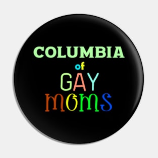 lgbt pride Columbia Pin