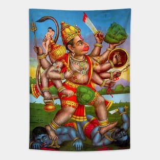 Hanuman Vadh Ahimahi, Ravi Varma Prensa Tapestry