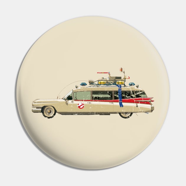 Ecto-1 Vintage Pin by Staermose