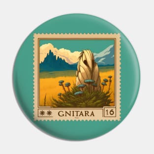 MTG - Plains Stamp - Gnitara - Postage Stamp Series Pin