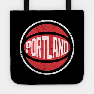 Portland Retro Ball - Black Tote