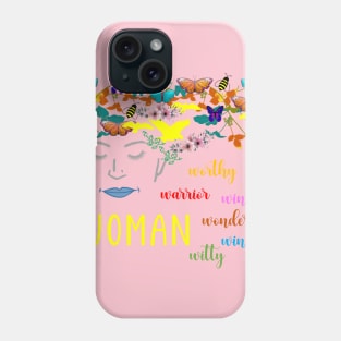 Floral Feminist Butterfly Lover Women's Motivation Phone Case