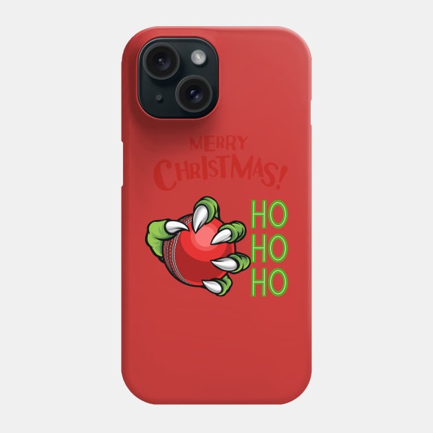 T-rex hand with Merry Christmas! Phone Case by Tee Trendz