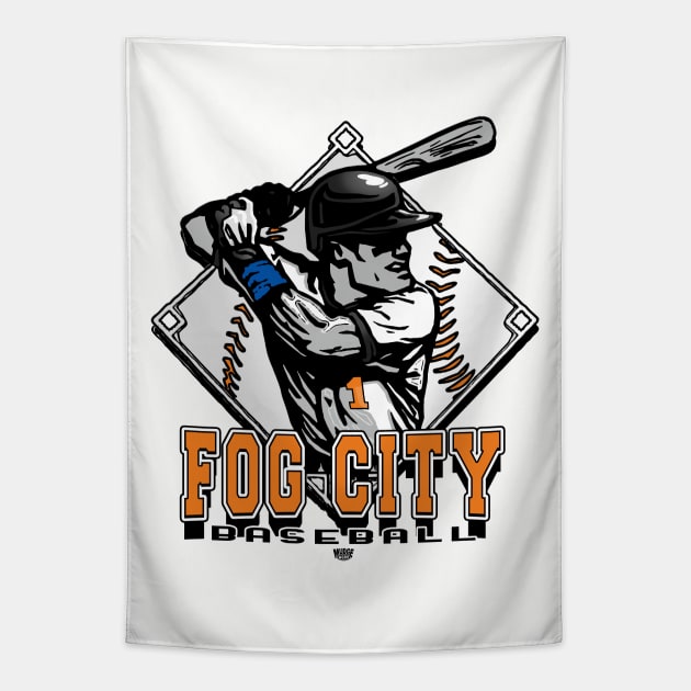 Fog City Baseball Forever Diamond Tapestry by MudgeSportswear