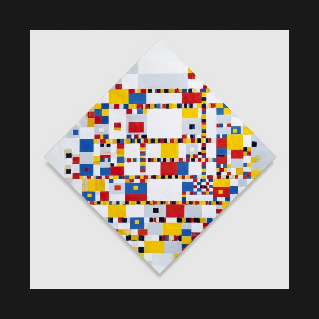 Victory Boogie Woogie by Mondrian by MurellosArt