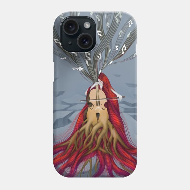 Sound of the forest Phone Case by Deeprootsbkk