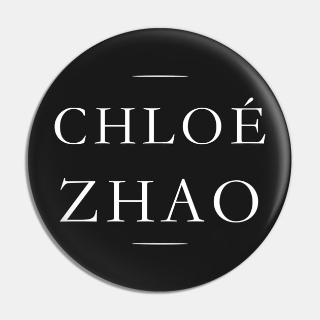Chloé Zhao Pin by MorvernDesigns