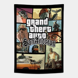 Grand Theft Auto SA Tapestry