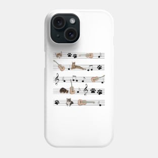 Cat Play Guitar Phone Case