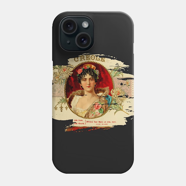 Vintage Cigar Box Label - 25 Phone Case by LisaLiza