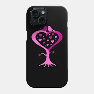 Valentines tree Phone Case