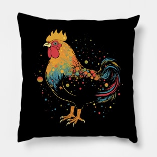 Pop Art Chicken Gifts Funny Chicken Pillow