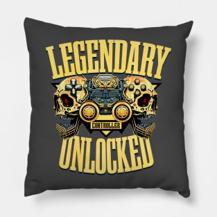 Legendary Unlocked -  Gold Game Controller Pillow