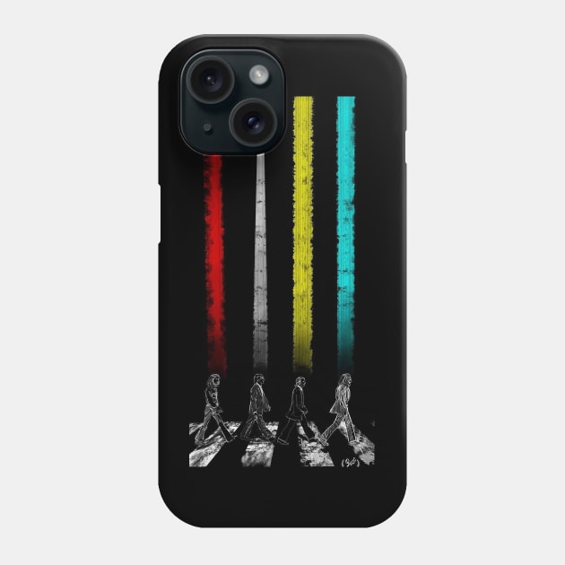 Walking Beatles Phone Case by ly.s_art