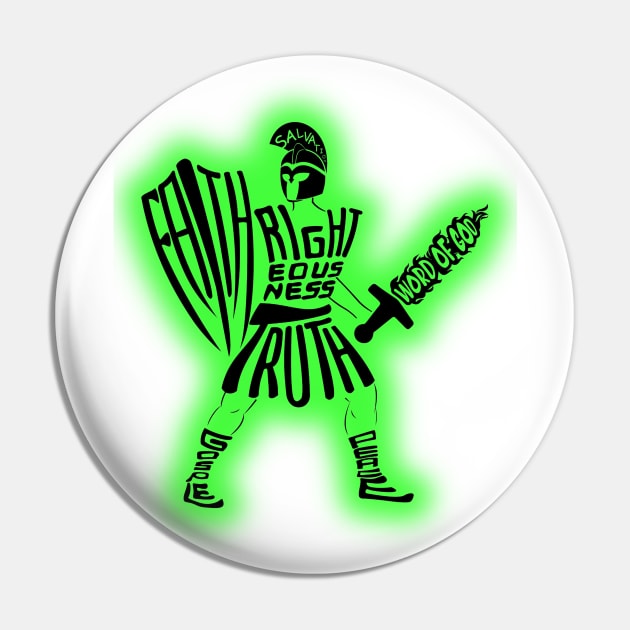 ARMOR OF GOD GREEN Pin by Seeds of Authority