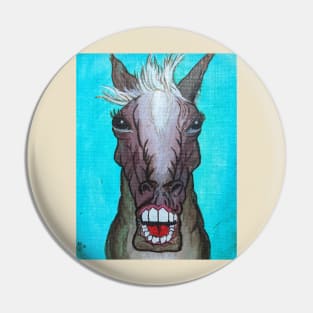 Horse Expressions Pin