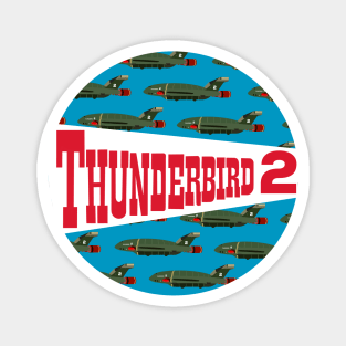 Thunderbird 2 Aircraft Thunderbirds TV Original Series Virgil Tracy Magnet