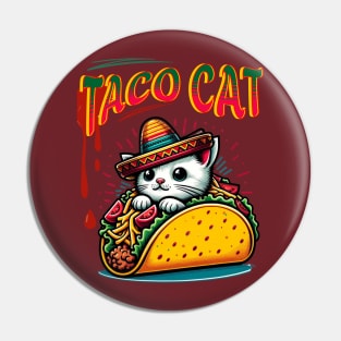 Taco Cat Pin