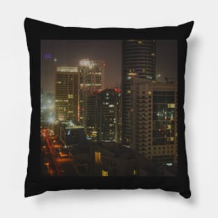 Dubai at night Pillow