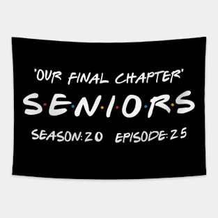 Final Chapter Class of 2025 Vintage Senior Graduation Gifts Funny Seniors 2025 Tapestry